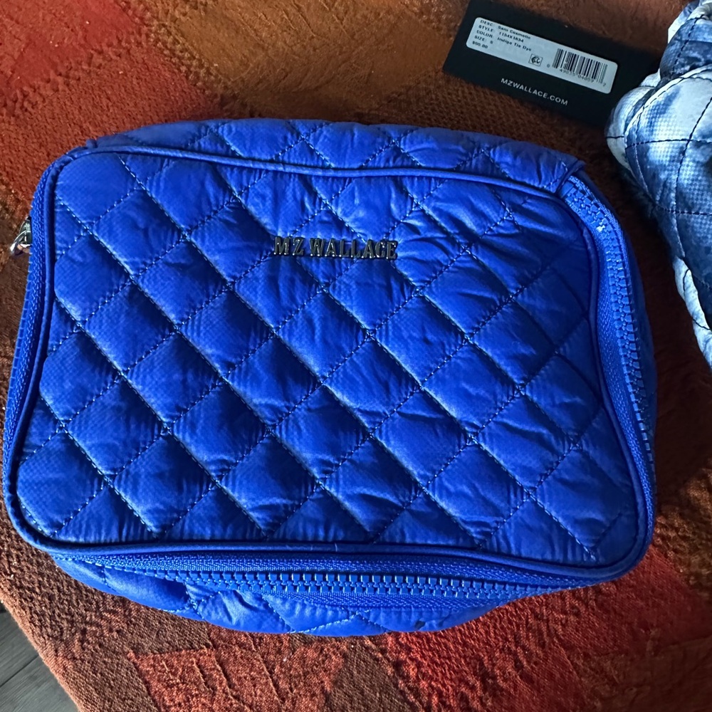MZ Wallace Vibrant Blue Quilted Bag